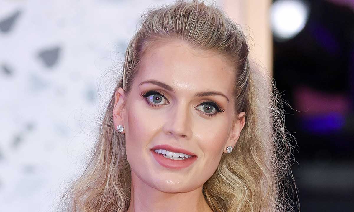 Princess Diana’s niece Lady Kitty Spencer is a dream in lace midi dress